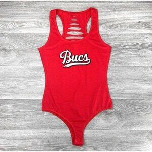 Red Tampa Bay Bucs Bodysuit, Women's Tampa Bay Bucs Nation Handmade outfit
